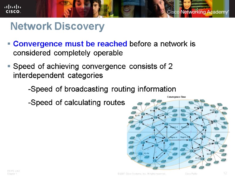 Network Discovery Convergence must be reached before a network is considered completely operable 